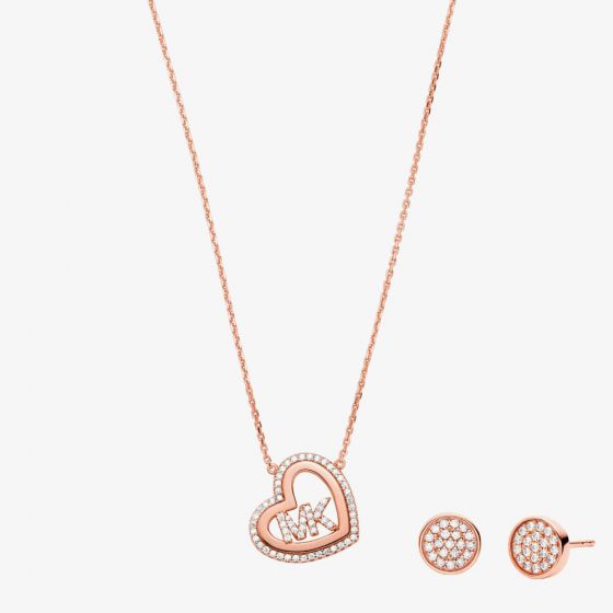 Michael Kors Rose Gold Tone Necklace 
