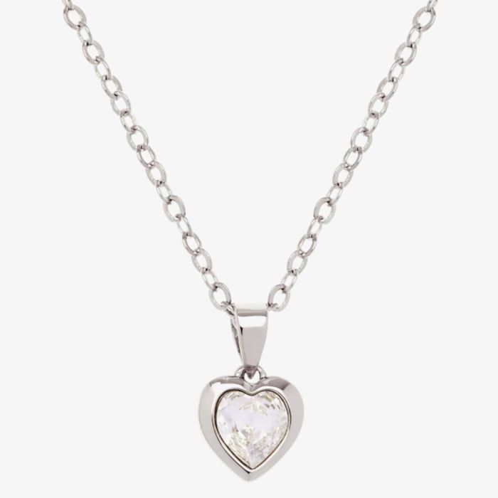 Ted Baker TBJ1681-01-02 HANNELA Silver Tone Heart Necklace