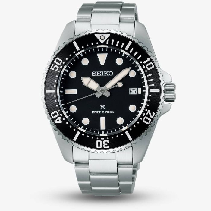 Seiko SNE597P1 Mens Prospex Solar Divers Black Watch