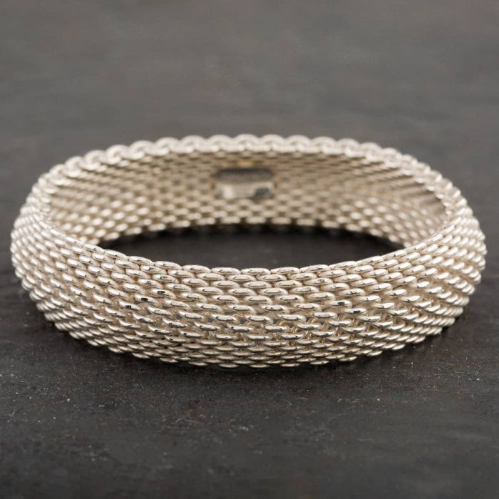 Second Hand Tiffany Sterling Silver 22cm Cuff Bangle