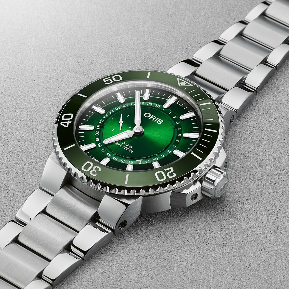 Oris 01 743 7734 4187-Set Limited Edition Green Mens Watch