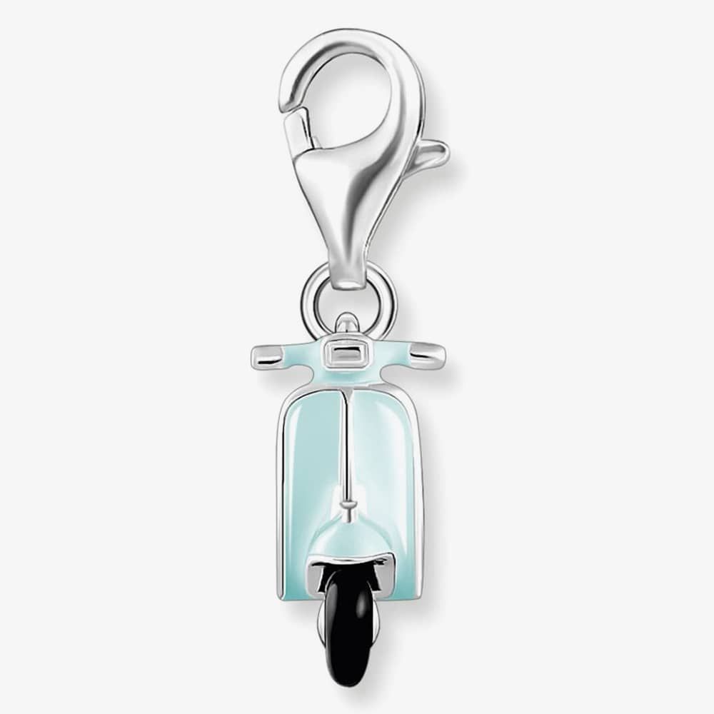 Thomas Sabo Silver & Brown Enamel Boat Charm