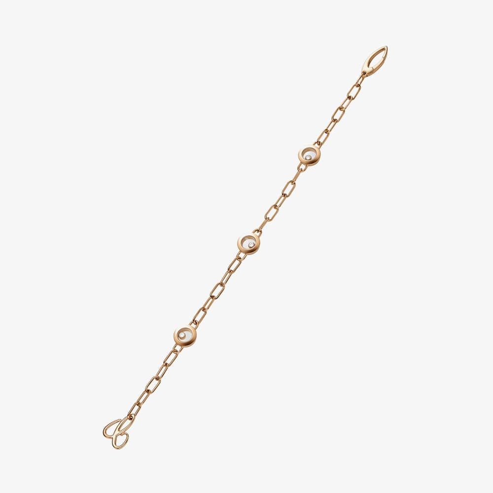 Chopard 85A117-5010 Happy Diamonds Icons 18ct Rose Gold Bracelet 
