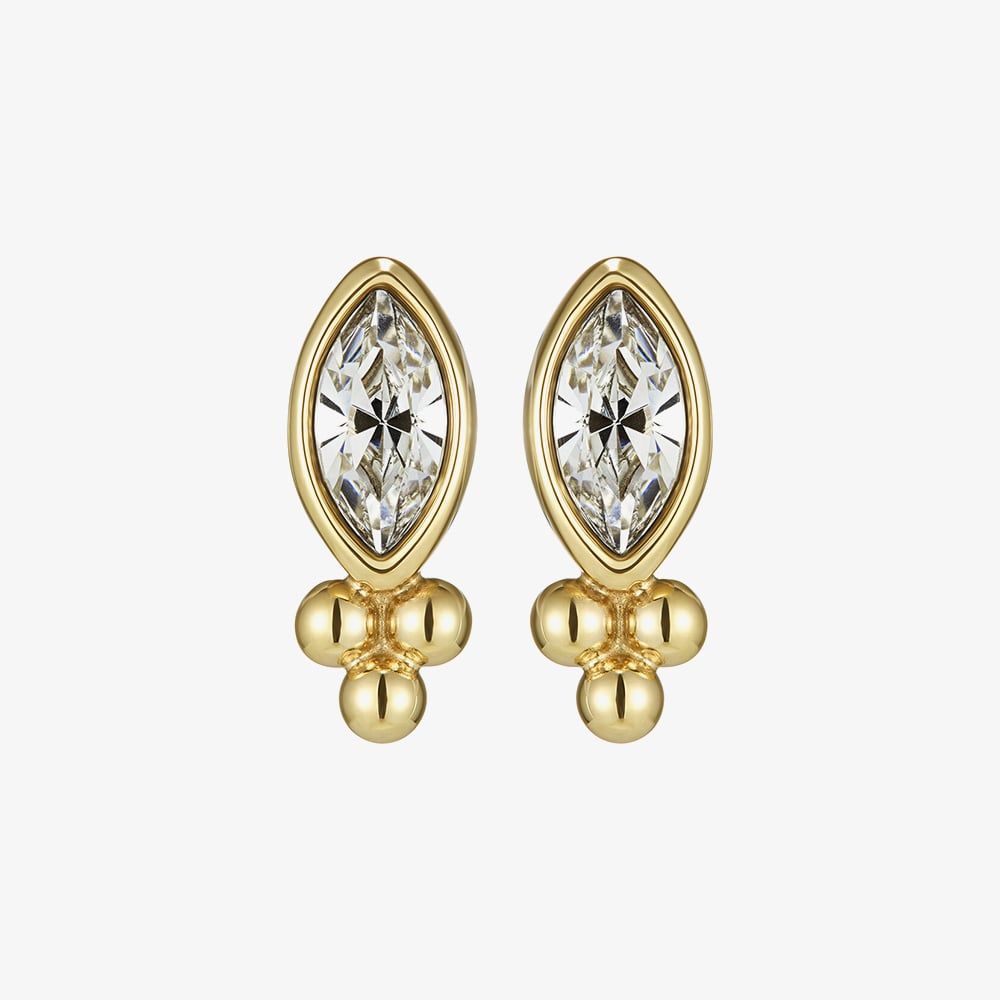 Olivia Burton 24100286 Classic Dainty Gold Cyrstal Studs Earrings