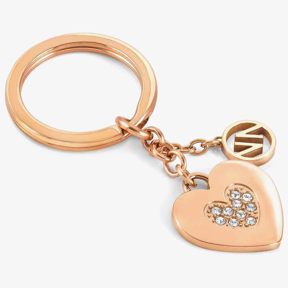Nomination 131703/005 Rose Gold Tone Heart Keyring