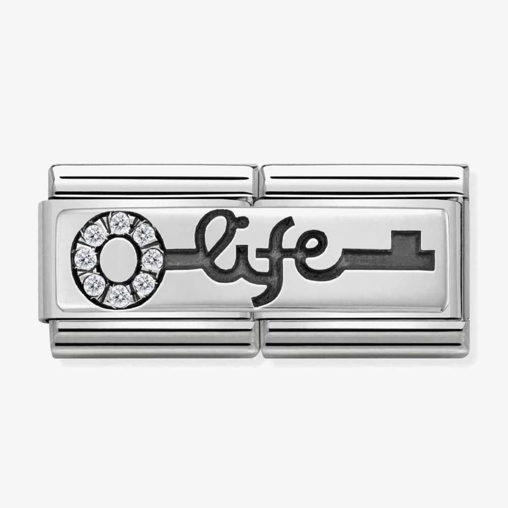 Nomination 330731/04 Double Link Key of Life Charm - thbaker.co.uk