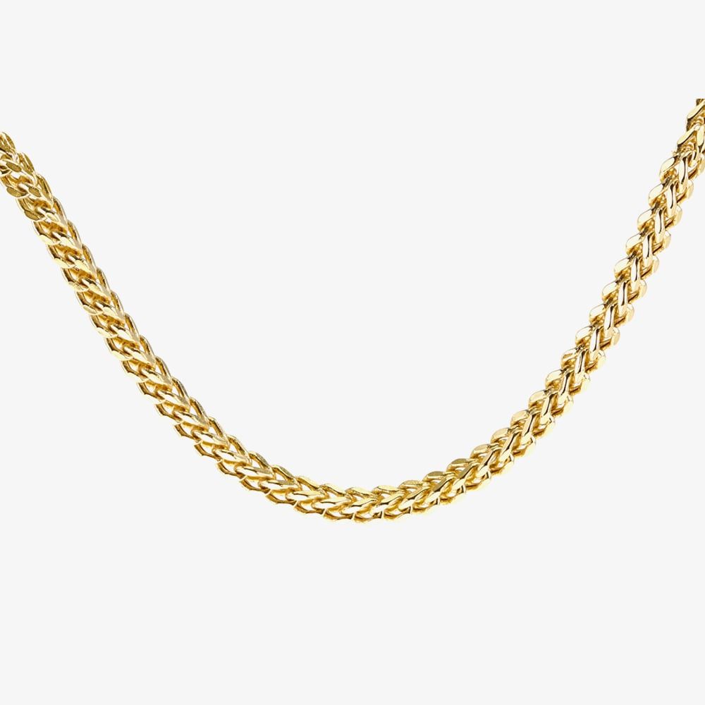 9ct Yellow Gold 26 Inch Spiga Chain 