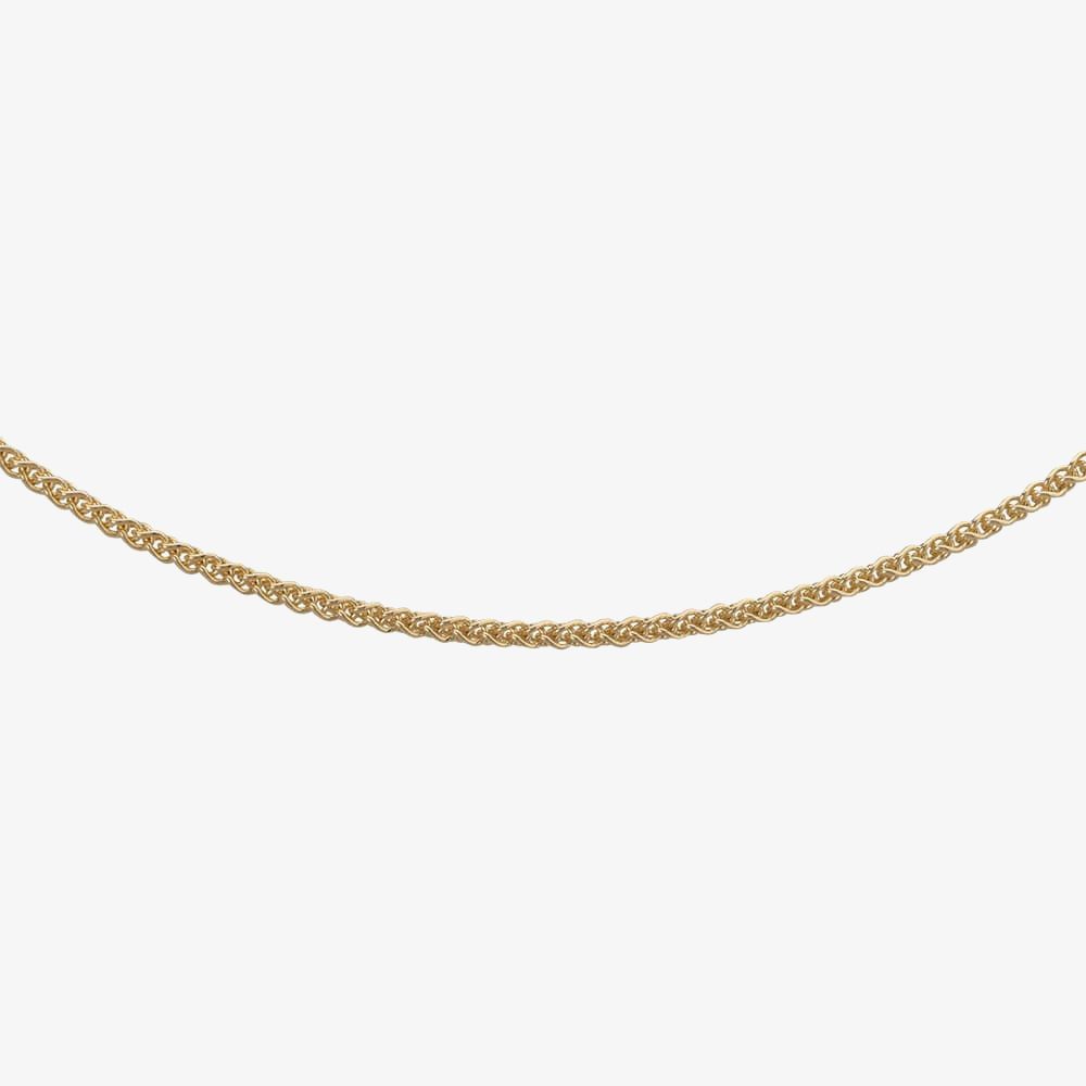 9ct Yellow Gold Spiga Chain GSP20 | T.H 