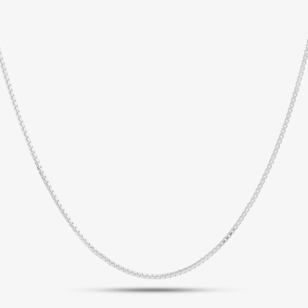 Silver 18 Inch Box Chain 8-16-0034