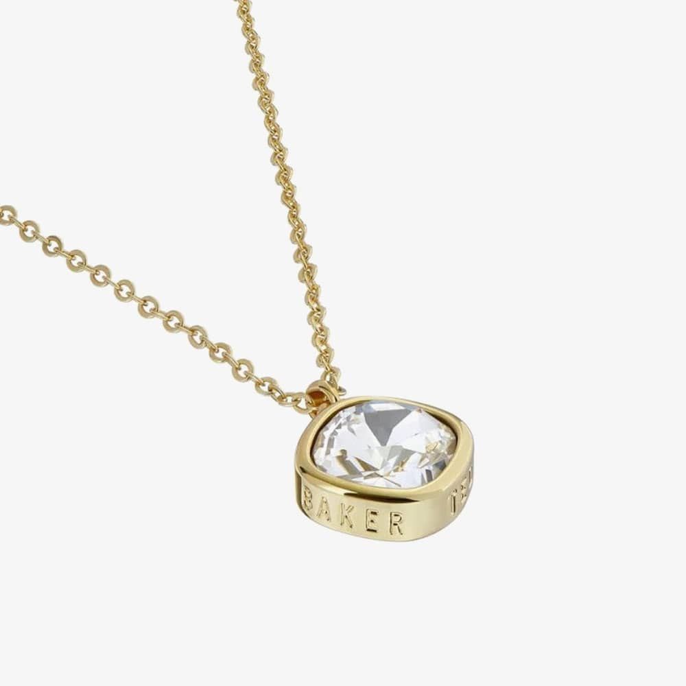Ted Baker Crastel Gold Tone Plated Crystal Necklace TBJ3692-02-02