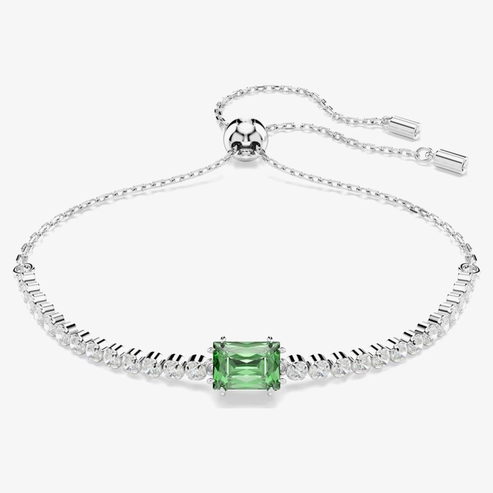 Swarovski 5693411 Matrix Tennis Green Zirconia Crystal Bracelet