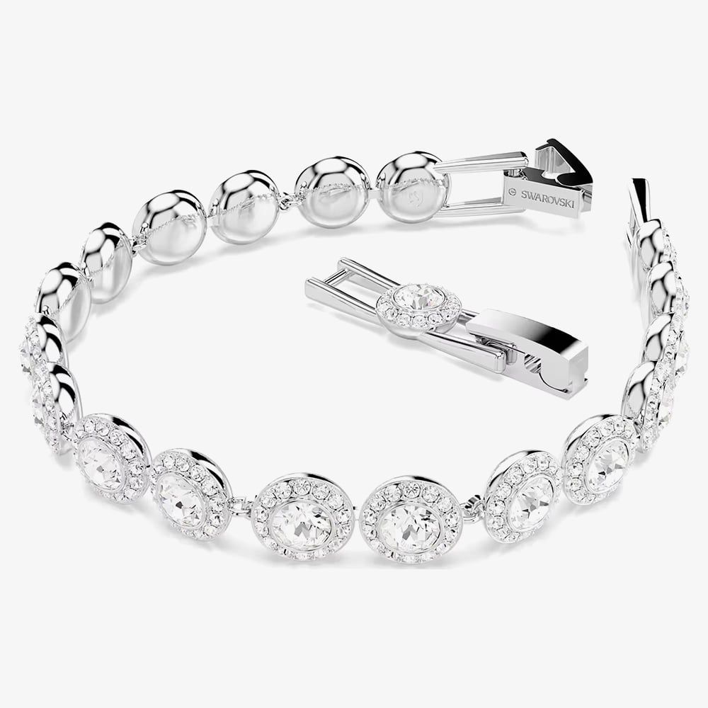 Swarovski 5682279 Una Angelic Tennis Round Cut Crystals Bracelet