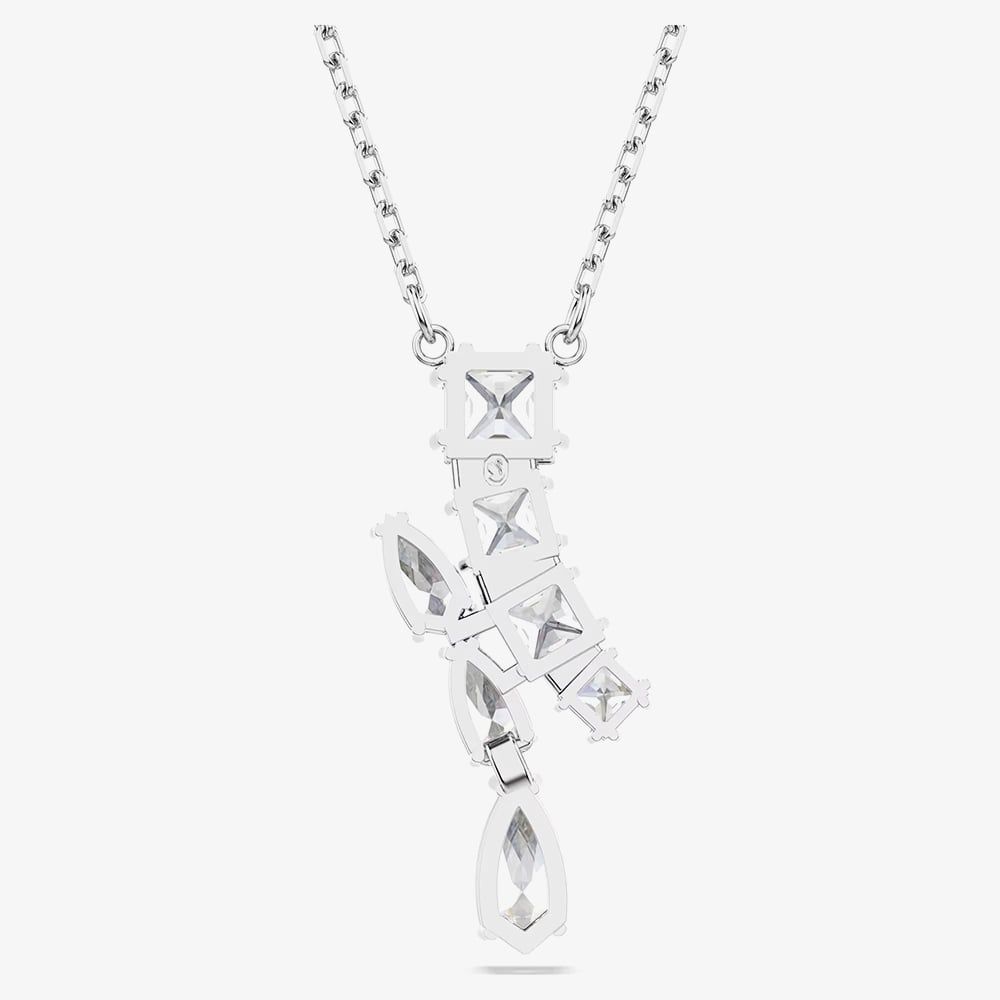 Swarovski 5700420 Matrix Tennis Mixed Cut Rhodium Plated Necklace