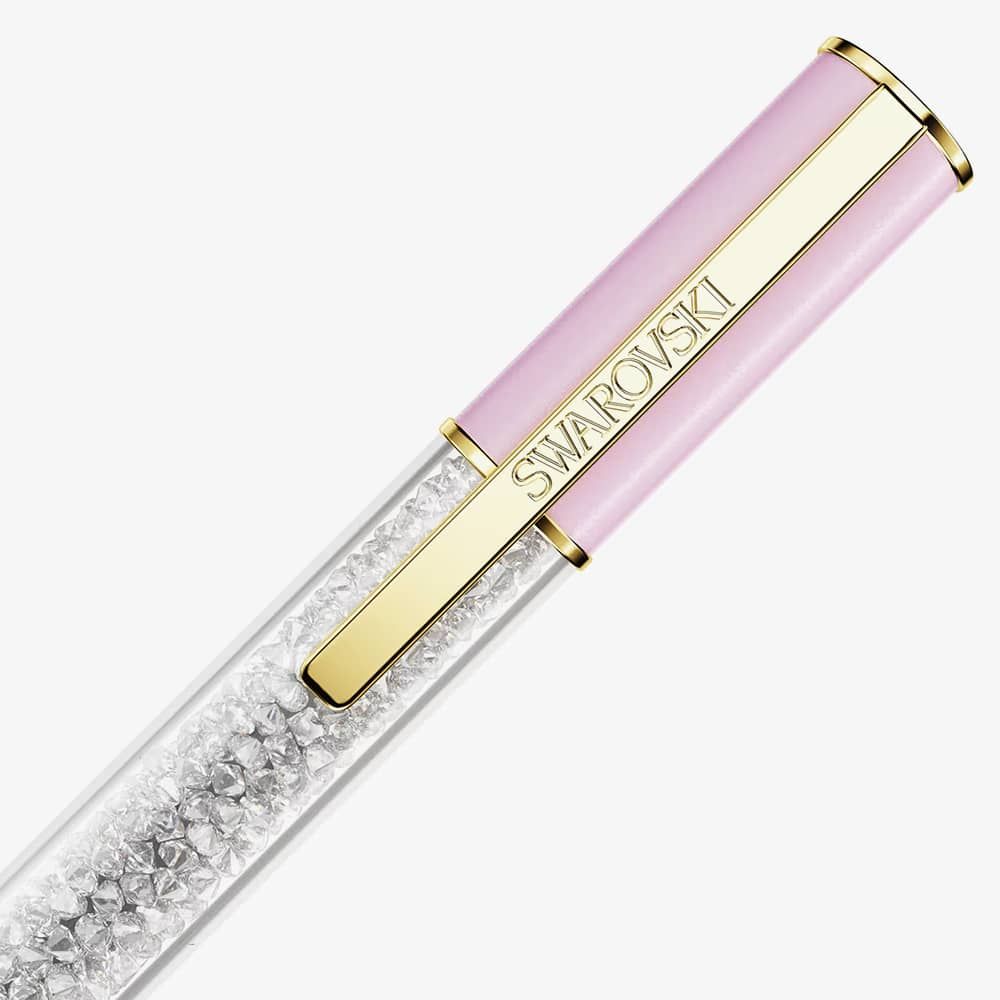 Swarovski 5693725 Crystalline Lustre Gold Tone Plated Pink Pen