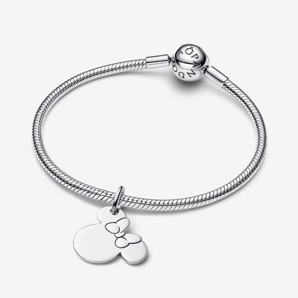 PANDORA 793993C00 Sterling Silver Disney Minnie Mouse Dangle Charm ...