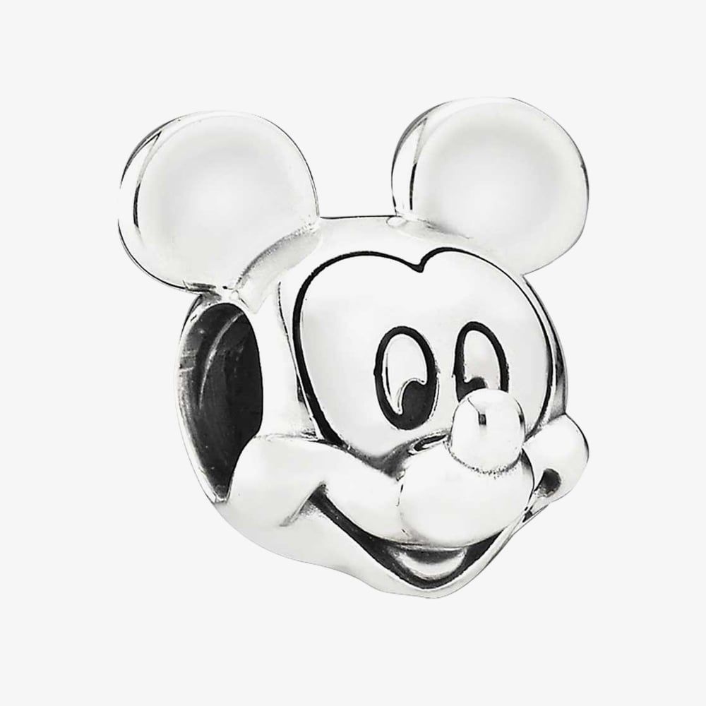 PANDORA 791586 Sterling Silver Disney Mickey Mouse Portrait Charm ...