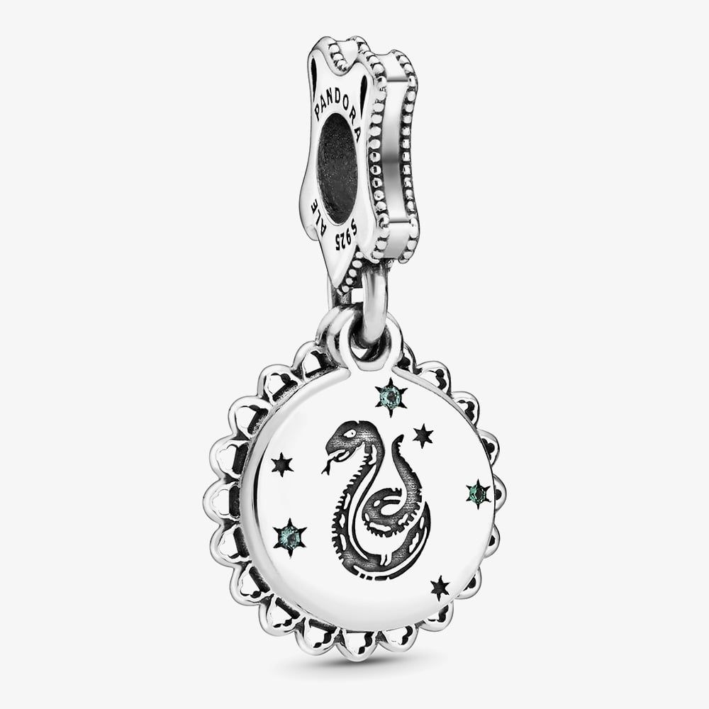 PANDORA 798620C01 Harry Potter Slytherin Dangle Charm
