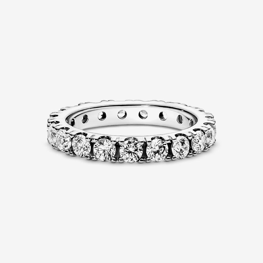 PANDORA 190050C01 Sterling Silver Sparkling Eternity Ring - thbaker.co.uk