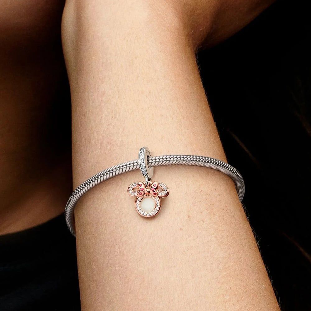 PANDORA 782615C01 Disney Minnie Mouse Mum Silhouette Charm - thbaker.co.uk