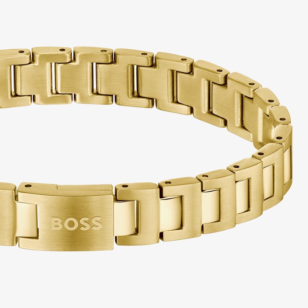 BOSS 1580753 Candor Gold Plated Stainless Steel Link Bracelet - Main Image