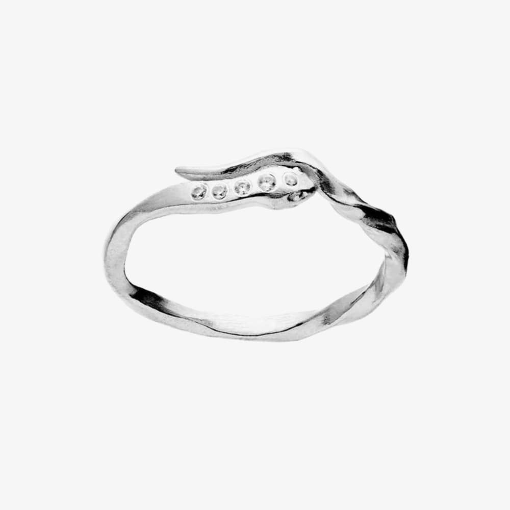 Maanesten - H Alphabet Ring - 4934a