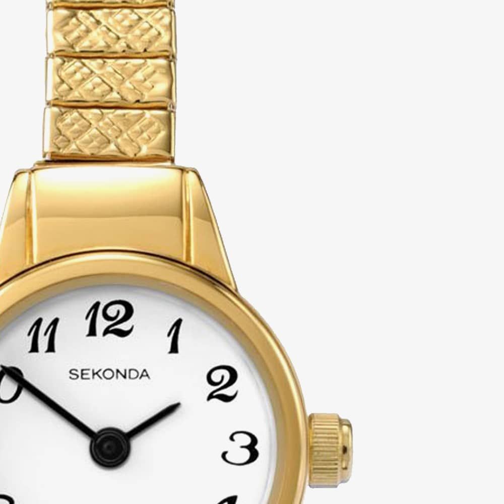 Sekonda Easy Reader - Orologio al quarzo da uomo, 46 mm, con display analogico della data e cinturino in pelle nera, Argento