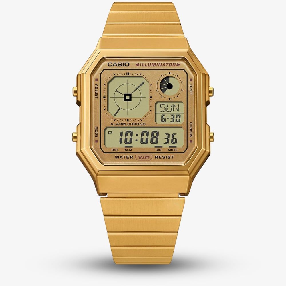 Casio A130WEG-9AEF Unisex Vintage Collection Gold Digital Watch