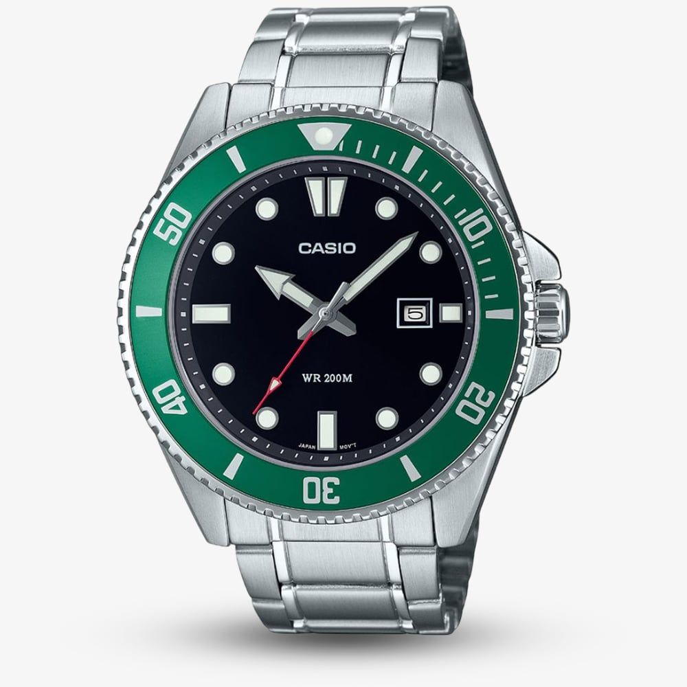 Casio MDV-107D-3AVEF Mens Diver Green Watch