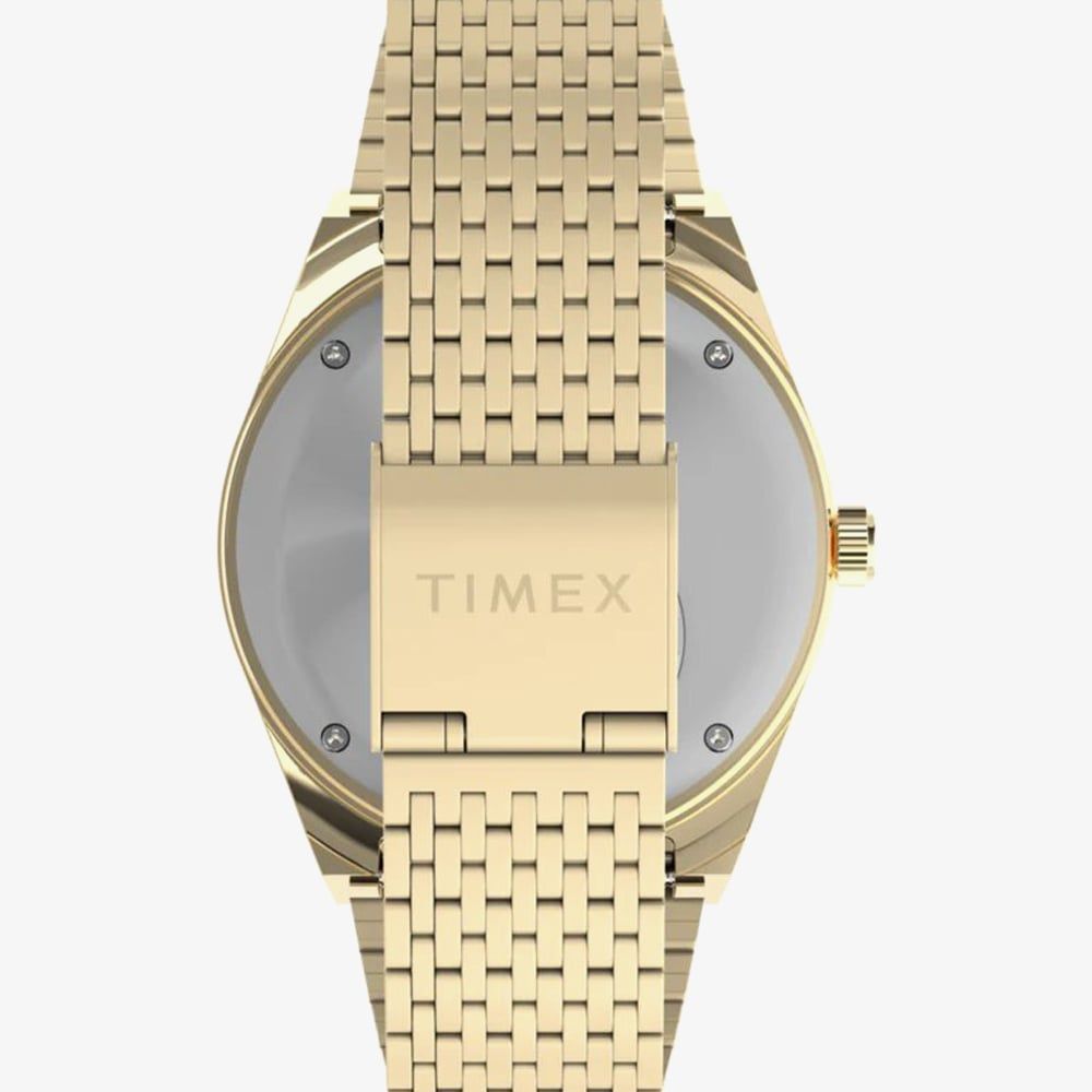 Timex TW2W62500 Q Falcon Eye Gold Stainless Steel Watch thbaker
