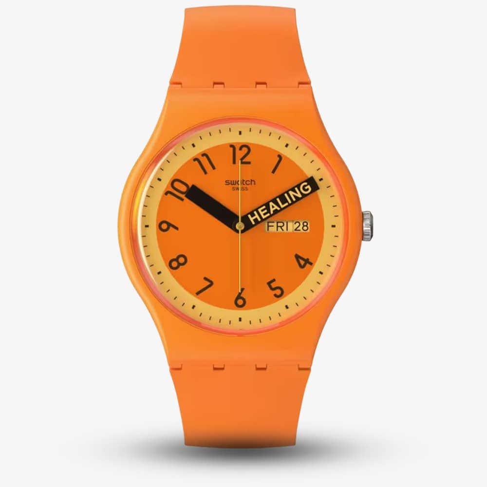 Swatch Proudly Orange Watch SO29O700