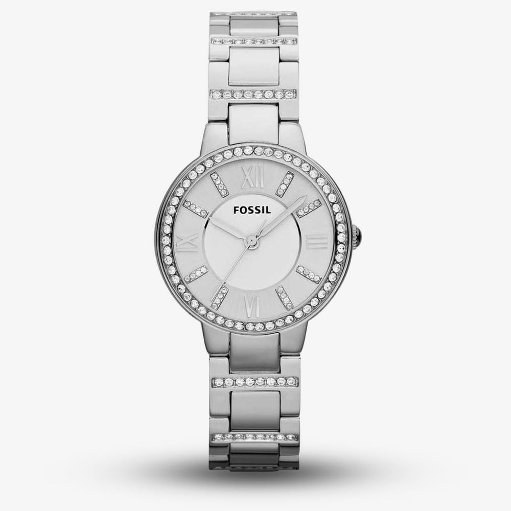 Fossil ES3282 Fashion Silver Dial Ladies Watch