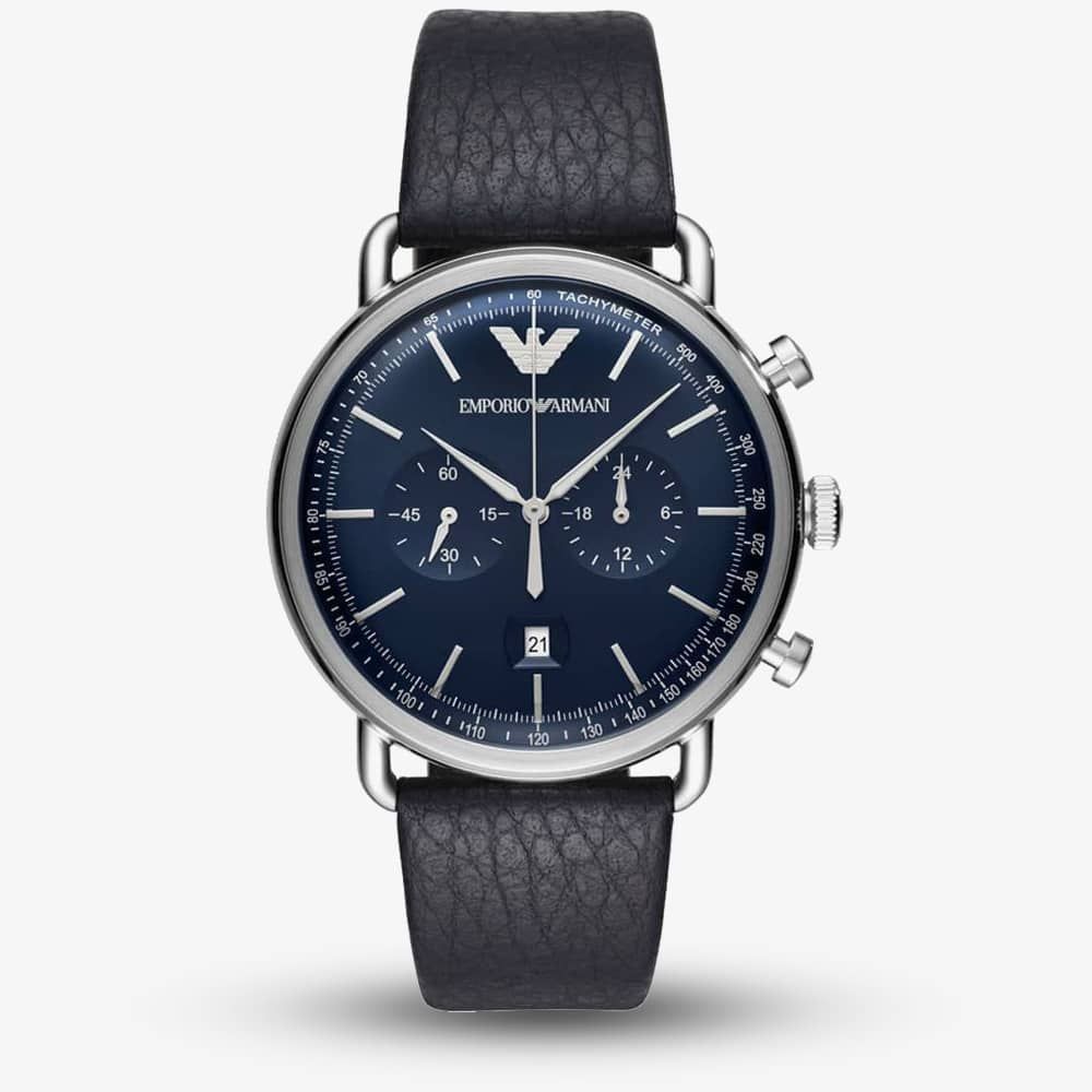 Emporio Armani AR11105 Chronograph Blue Mens Watch