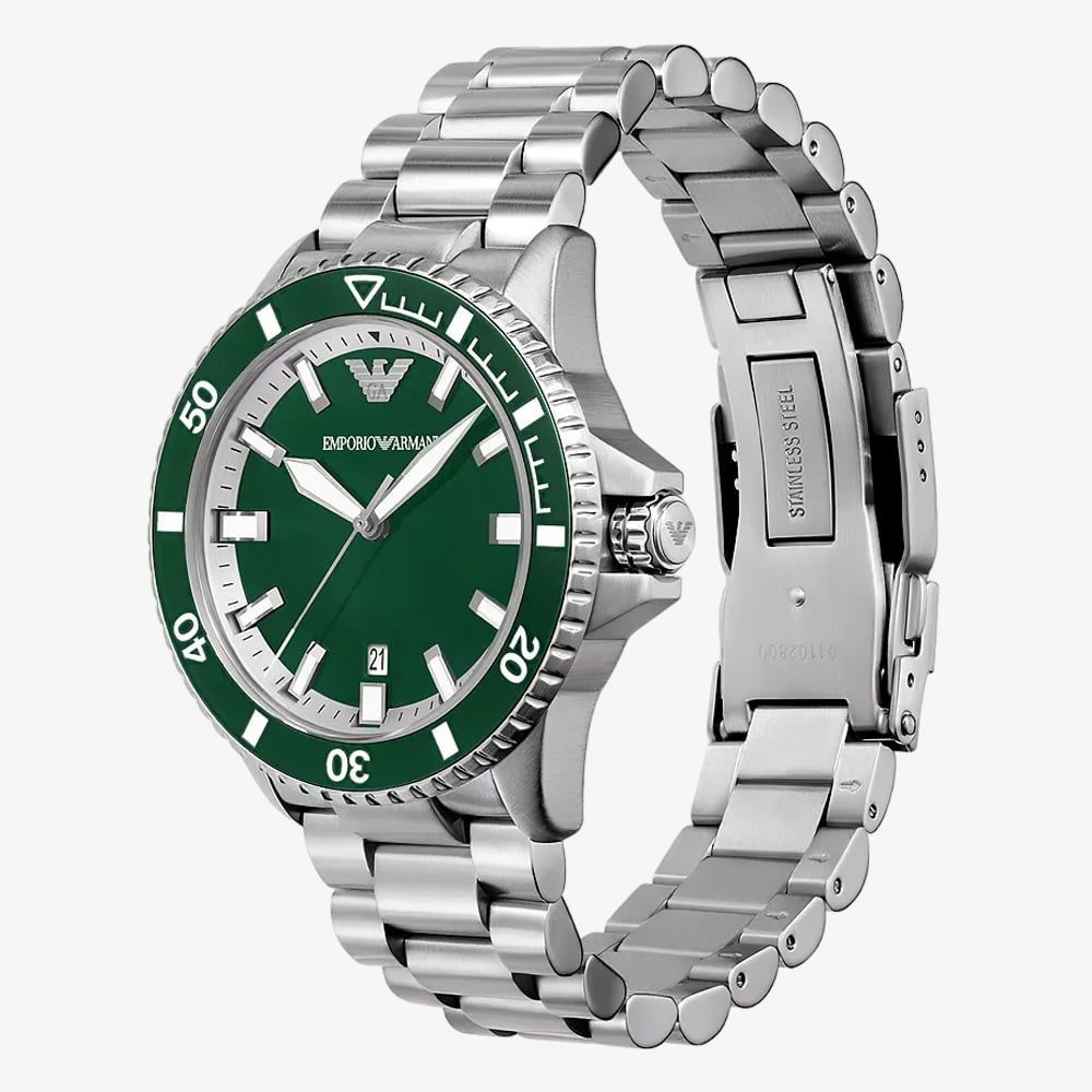 Emporio Armani AR60080 Mens Sea Explorer Green Watch