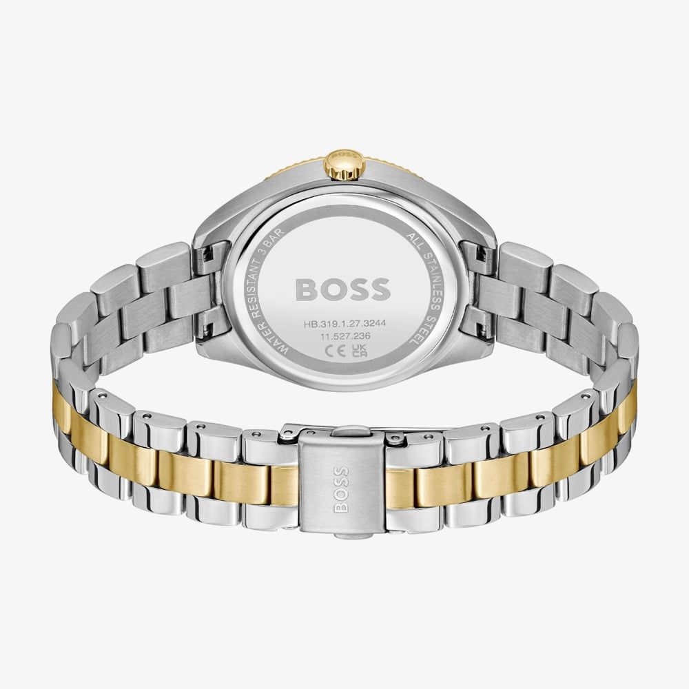 BOSS 1502804 Ladies Sage Sport Two-Tone Chronograph Watch - thbaker.co.uk