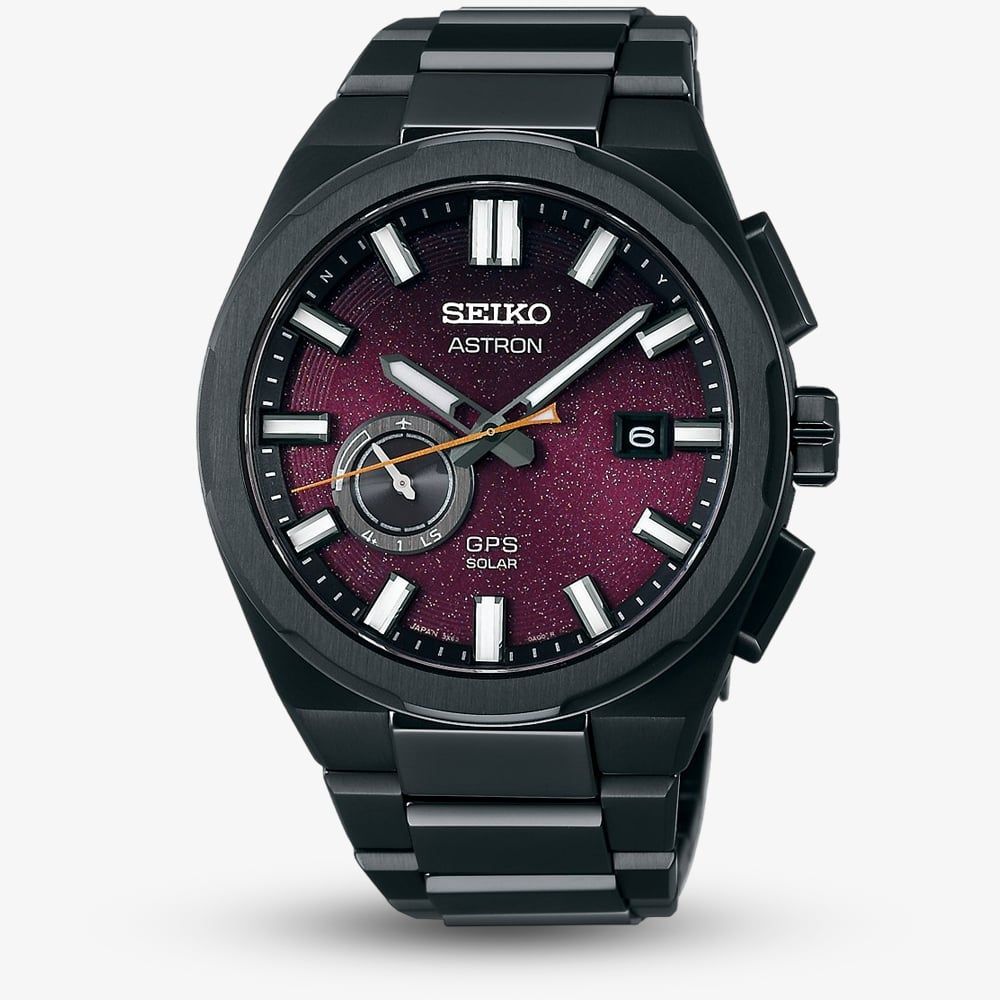 Seiko SSJ029J1 Mens Astron Limited Edition 3X Purple Watch