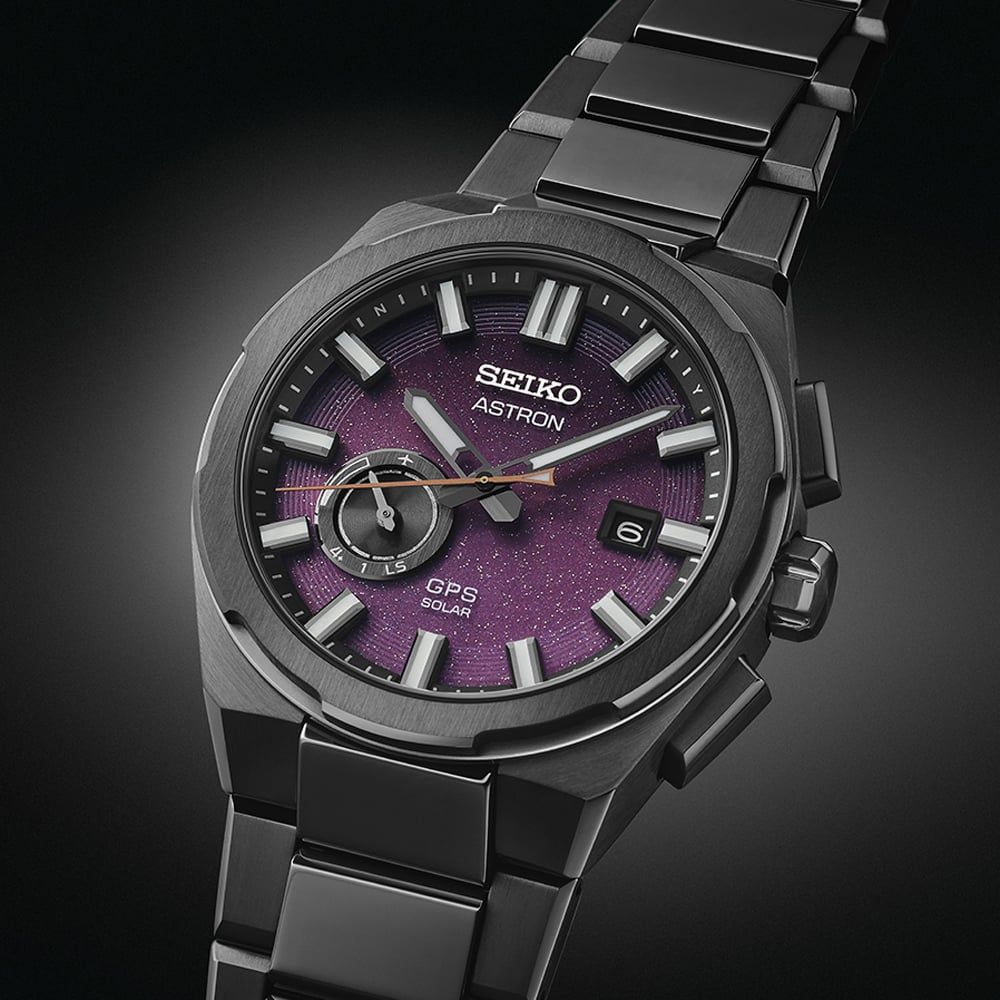Seiko SSJ029J1 Mens Astron Limited Edition 3X Purple Watch