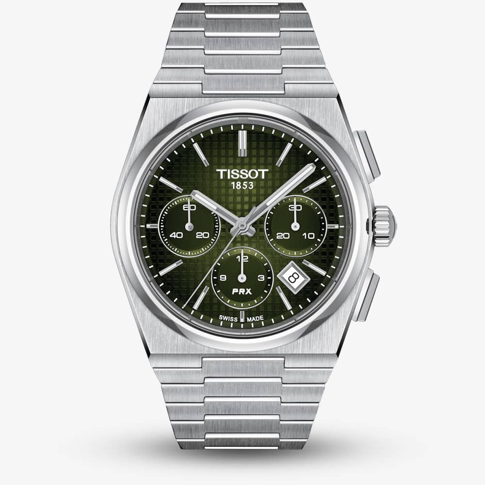 Tissot PRX Automatic Chronograph Green Watch - Main Image