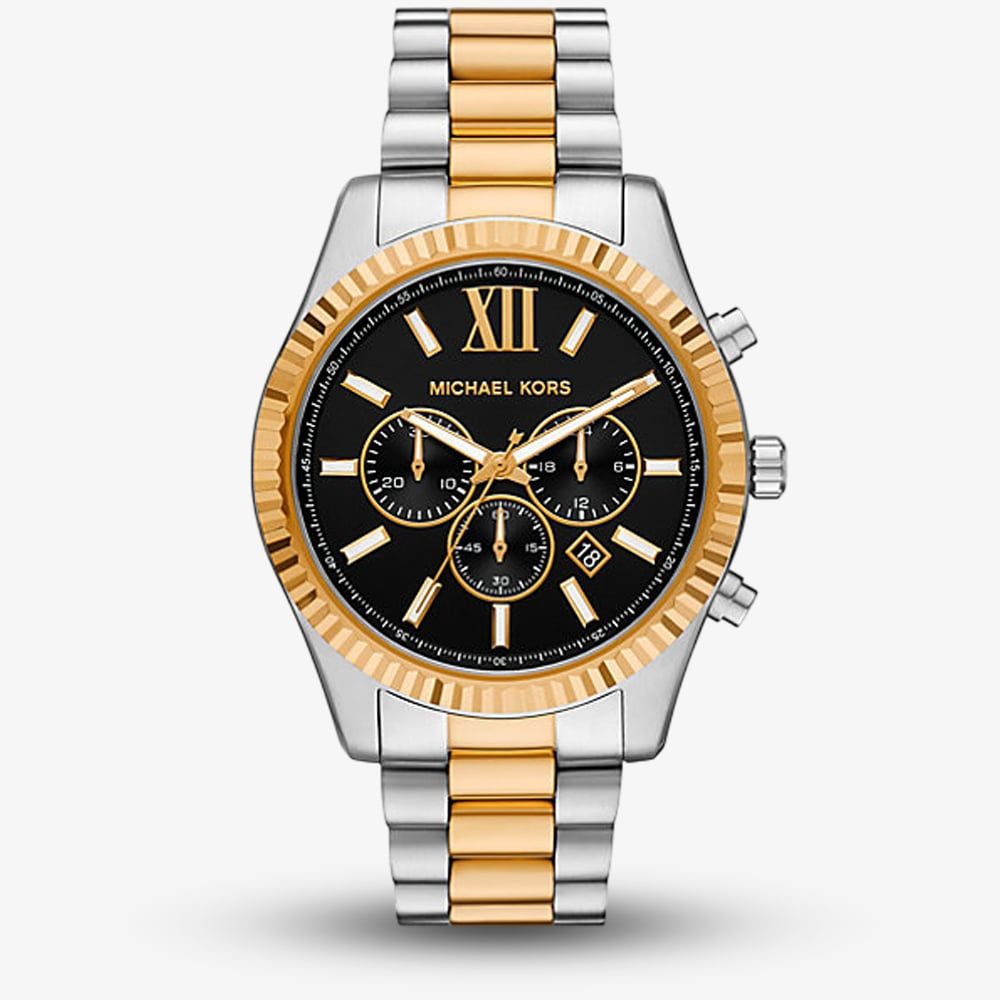 Michael Kors MK9207 Mens Lexington Two -Tone Chronograph Watch