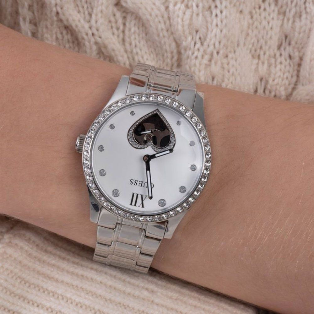 Guess GW0380L1 Silver Dial Ladies Watch - thbaker.co.uk