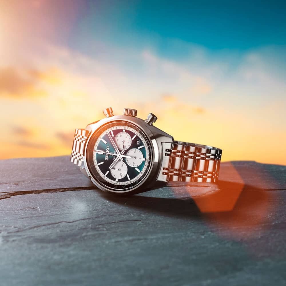 Seiko Mens Prospex Speedtimer 1973 Mechanical Blue Chronograph Watch  SRQ051J1