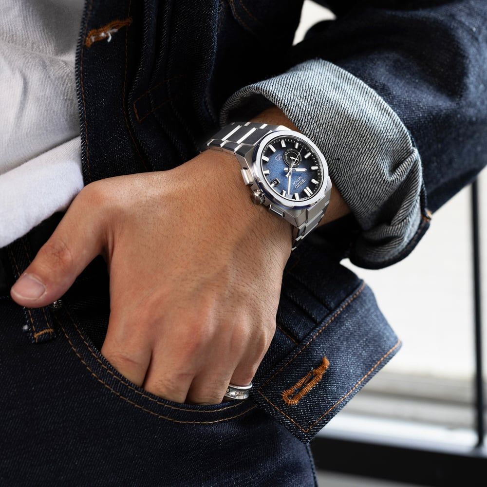 Seiko SSJ023J1 Astron 3X Earth Aluminium Watch