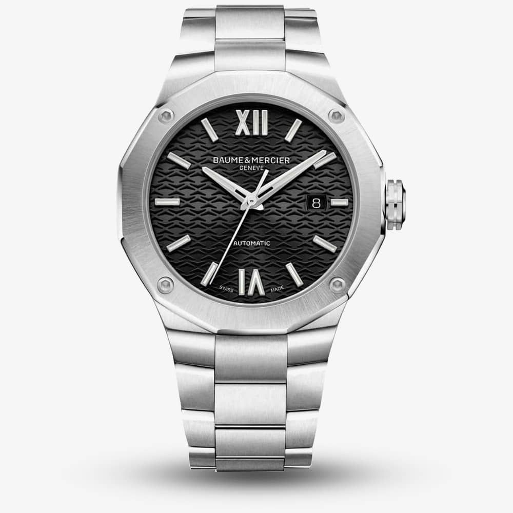 Ex Display: Baume Mercier 10621 Riviera Black Dial Mens Watch