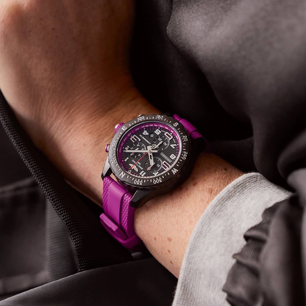 Breitling X83310F61B1S1 Endurance Pro Fuschia Pink Watch thbaker