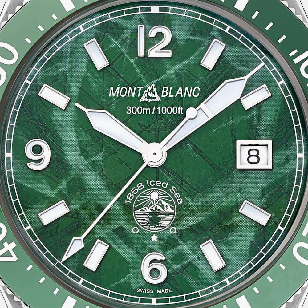 Montblanc 129373 Green Dial Mens Watch - thbaker.co.uk