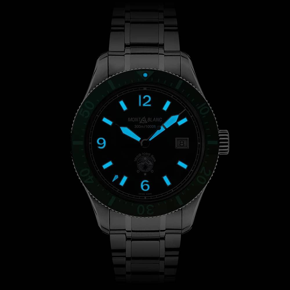 Montblanc 129373 Green Dial Mens Watch - thbaker.co.uk