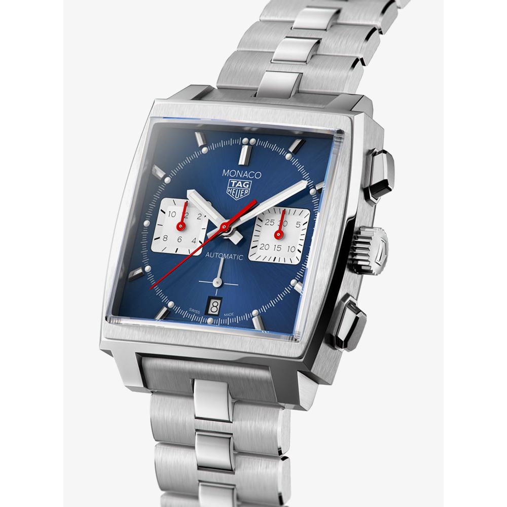 TAG Heuer Mens Monaco Calibre 02 Blue 