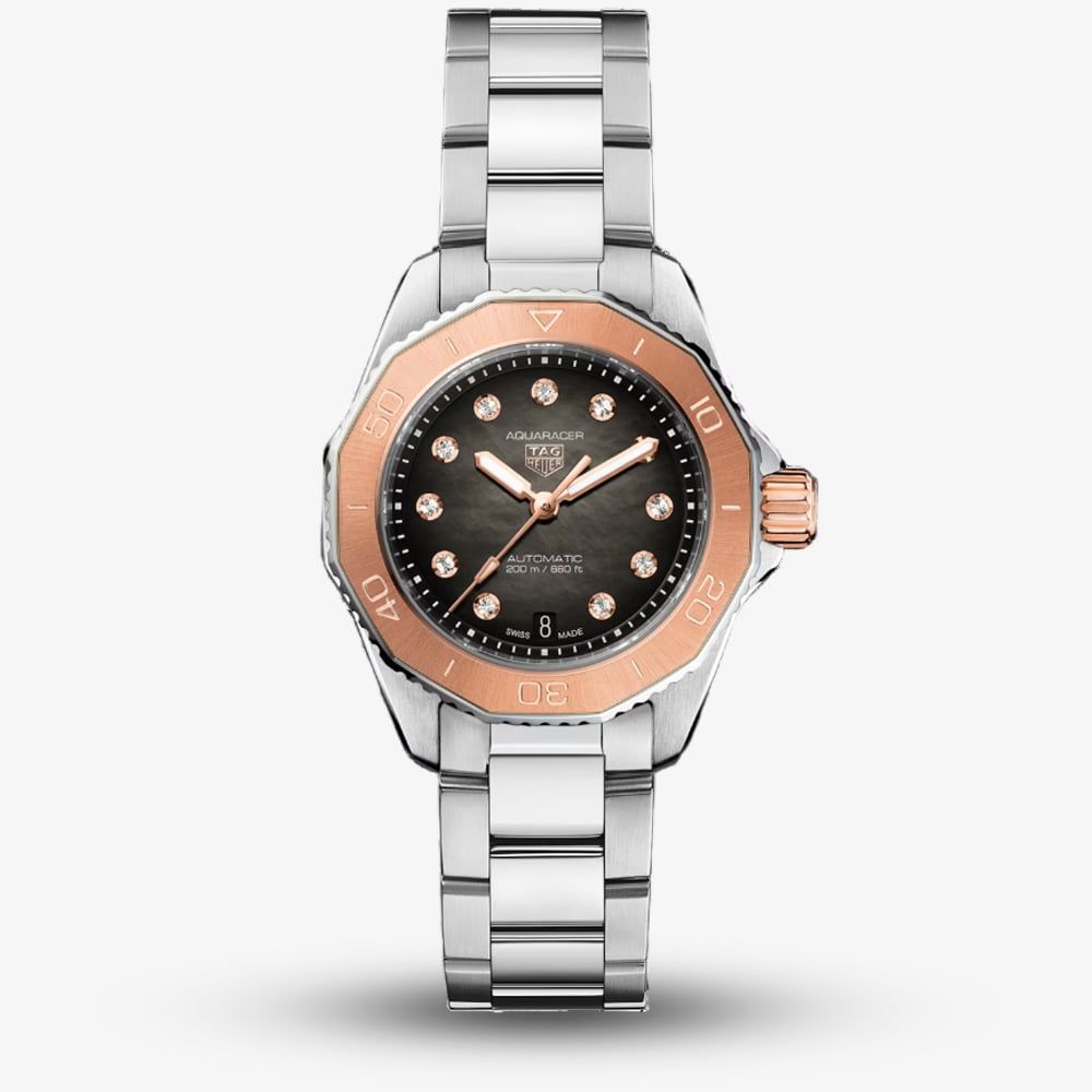 Rose Gold Tag Heuer Lady Automatic Rose Gold Tag Heuer Aquaracer - Main Image