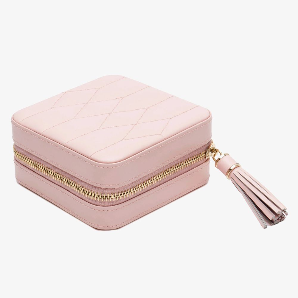 WOLF 329915 Caroline Rose Quartz Travel Jewellery Case