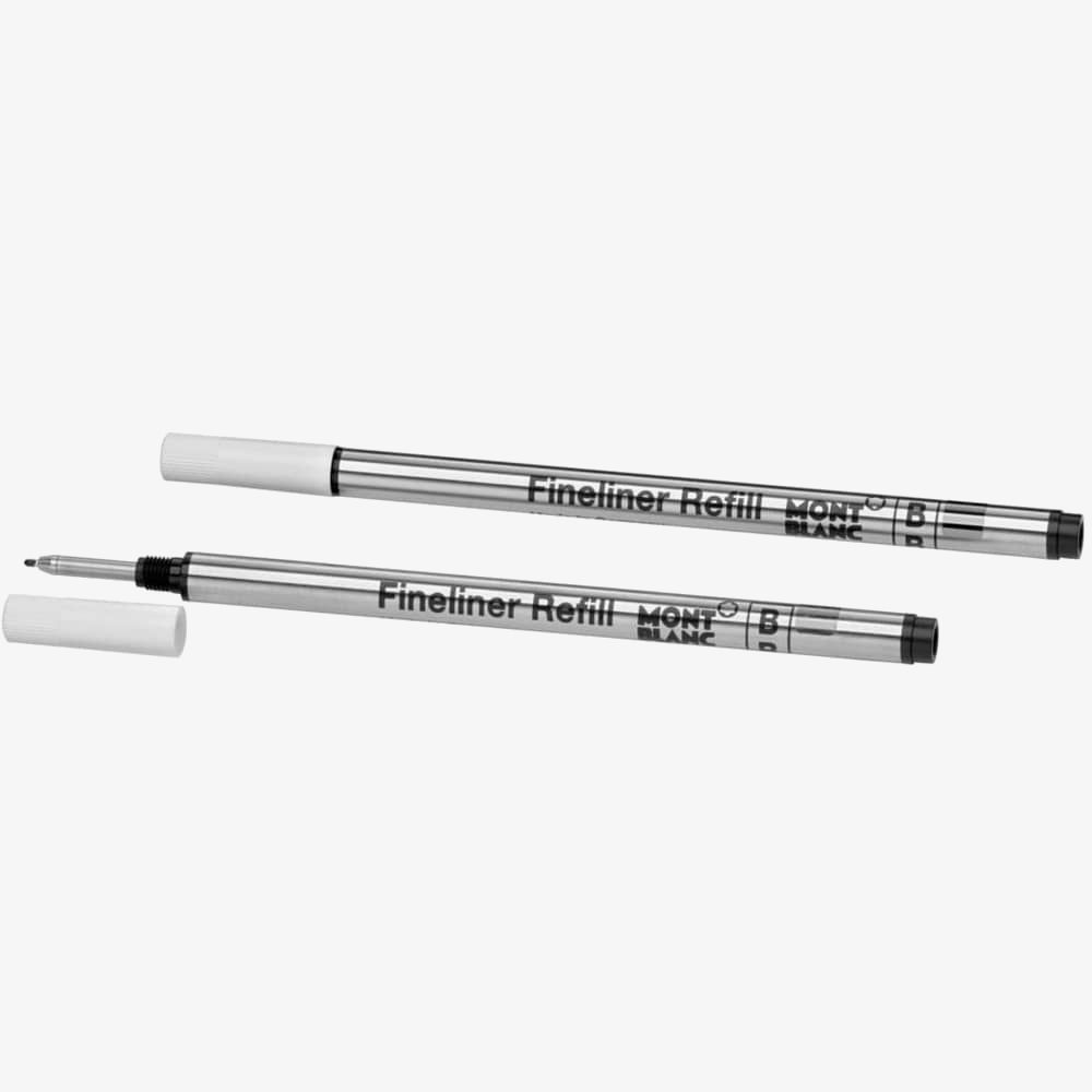 Montblanc 128247 2 Mystery Black Fineliner Broad Pen Refills thbaker