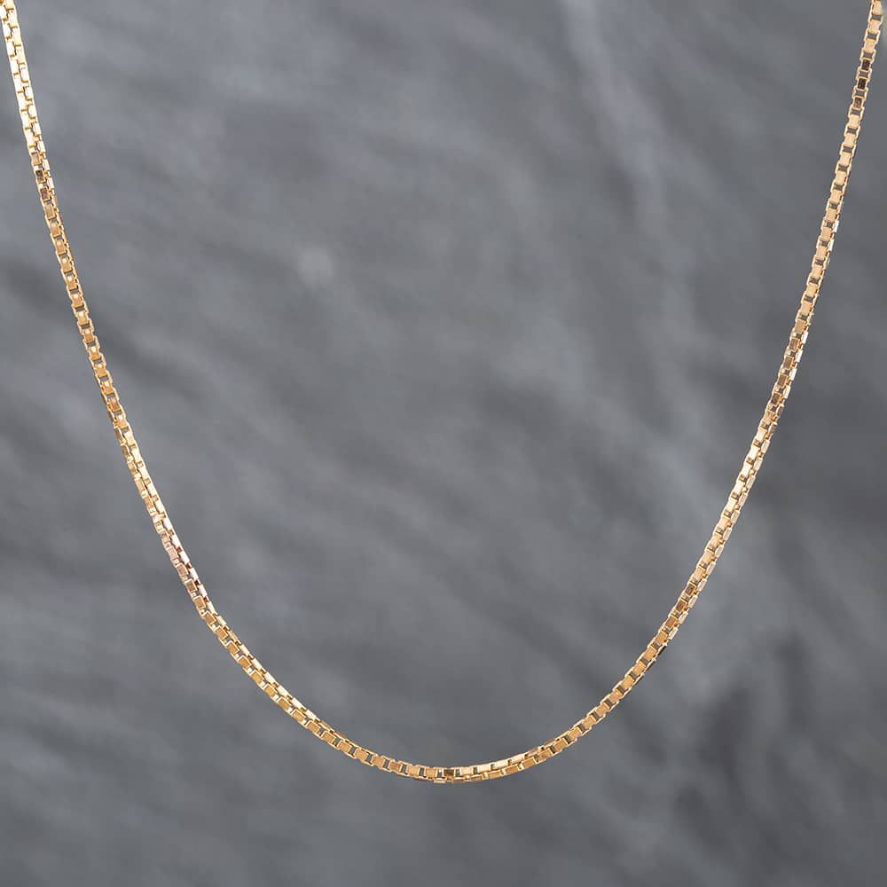 Second Hand 9ct Yellow Gold 21 Inch Box Chain 41021260